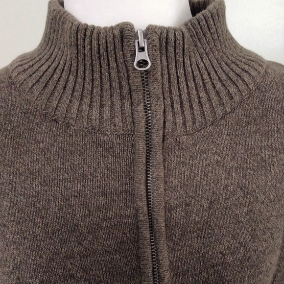 Dockers Cotton Knit Zip Up Sweater - Picture 2 of 5